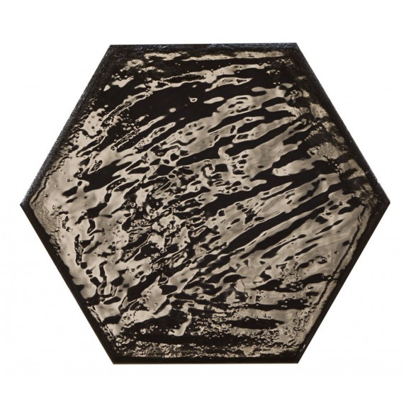 Керамогранит Rain Nero Hex 19.8x22.8