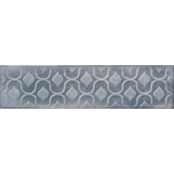 Керамическая плитка Relieve Drop Blue Brillo 7.5x30