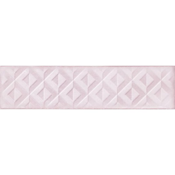 Керамическая плитка Relieve Drop Pink Brillo 7.5x30