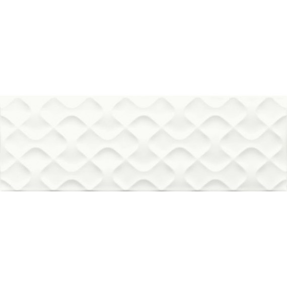 Керамическая плитка Ribbon white 25x75