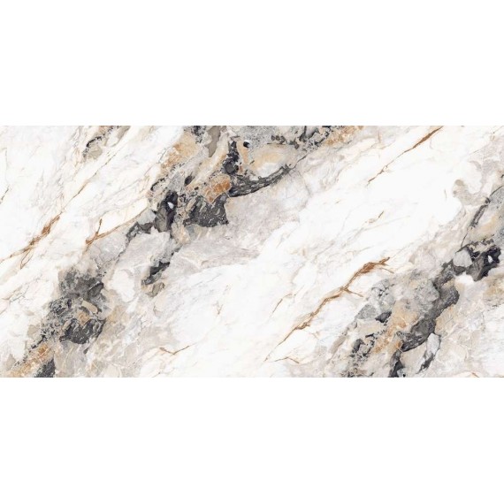 Керамогранит Rock 1018 Light Gold Carving Polished 60x120