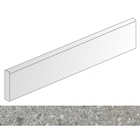 Керамогранит Rodapie Ceppo di Gre-SPR Cemento 9.4x59.3