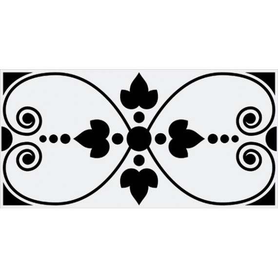 Керамогранит Rosiers Negro 10x20