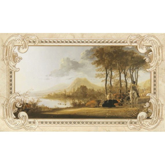 Керамическая плитка Rotterdam beige decor 01 30*50