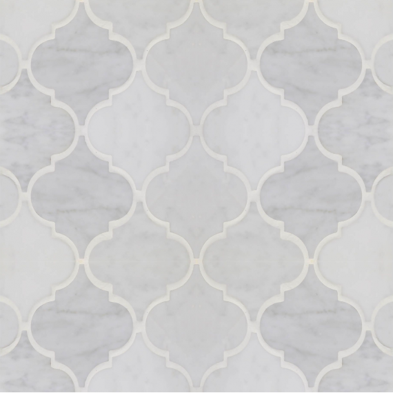 Мозаика Rovena Bianco 33.5x25
