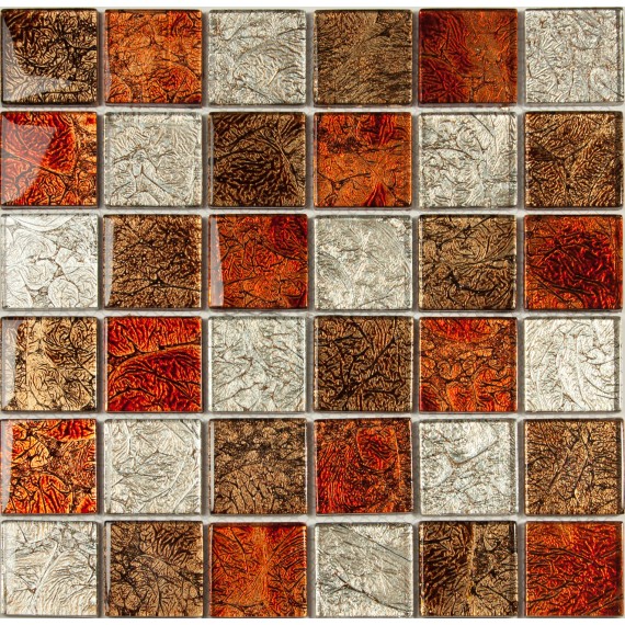 Мозаика S-805 стекло (48х48х8) 305*305