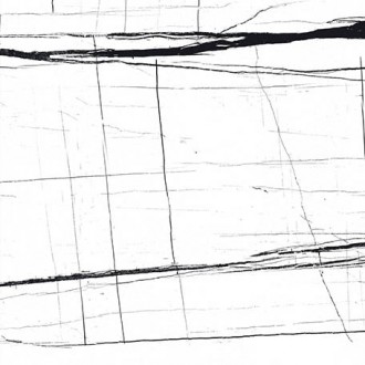 SAHARA Noir White Full Lappato 60x60