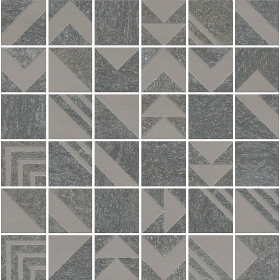 Мозаика SBM014/DD2040 Мозаика Про Нордик серый темный мозаичный 30*30