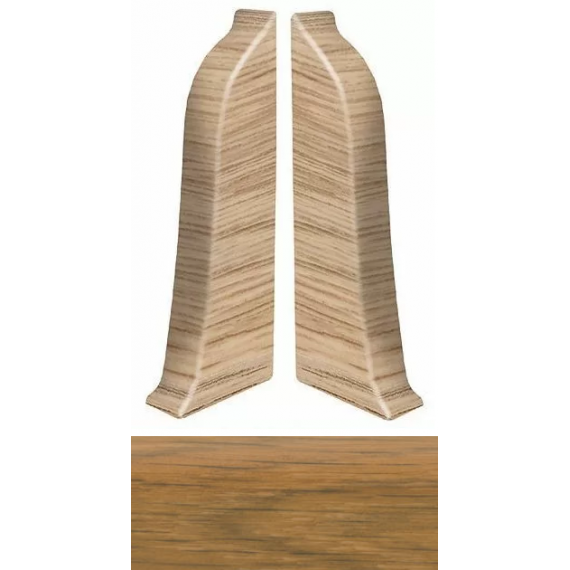Комплектующие к плинтусам SD60 Заглушка ПВХ 207 SCANDINAVIA OAK (2шт/уп)