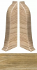 SD60 Заглушка ПВХ 231 PORTUGUESE OAK (2шт/уп)