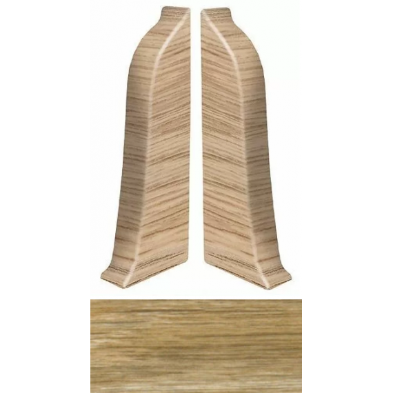 Комплектующие к плинтусам SD60 Заглушка ПВХ 231 PORTUGUESE OAK (2шт/уп)