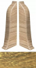 SD60 Заглушка ПВХ 247 FRENCH CHESTNUT (2шт/уп)