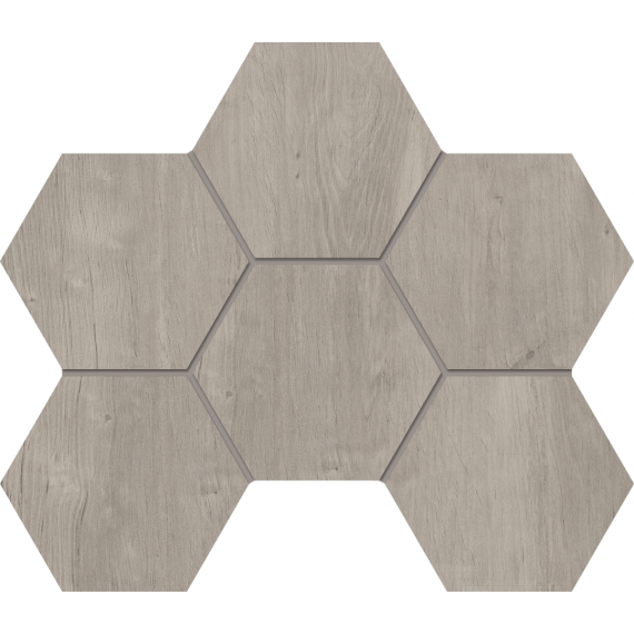 Керамогранит SF03 Мозаика Soft Wood Hexagon неполированная 25x28.5