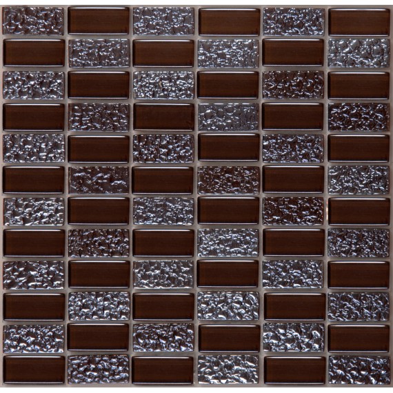 Мозаика SG-8029 стекло (23*48*8) 305*305 /298*298