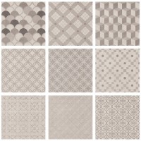 SG1575N Керамогранит Карнаби-стрит орнамент беж 20х20