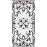 SG591722R Керамогранит Монте Тиберио белый декорированный лаппатированный обрезной 119,5x238,5x0,9