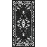 SG592722R Керамогранит Риальто серый тёмный декорированный лаппатированный обрезной 119,5x238,5x9