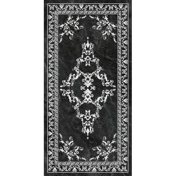 Керамогранит SG592722R Керамогранит Риальто серый тёмный декорированный лаппатированный обрезной 119,5x238,5x9