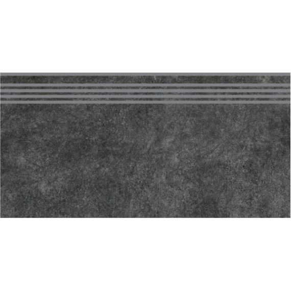 Ступени SG615000R/GR Ступени Ступень Королевская дорога черный обрезной 30x60