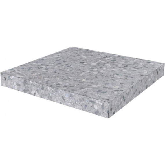 Ступени SG632600R/GCA Ступени Ступень угловая клееная Терраццо серый 33x33