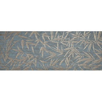 SHUI TEAL LEAVES 35x90