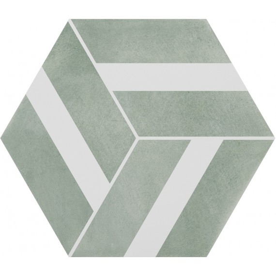 Керамогранит SIX Cementine Bari Aqua 23x27