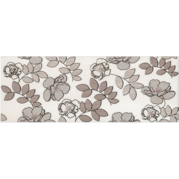 Ступени STG/A182/15010 Плитка Ньюпорт Цветы коричневый 15*40