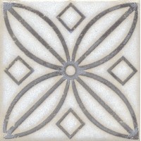 STG/A402/1266H Керамогранит Вставка Амальфи орнамент коричневый 9,8х9,8