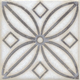 STG/A402/1266H Керамогранит Вставка Амальфи орнамент коричневый 9,8х9,8