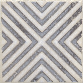 STG/A403/1266H Керамогранит Вставка Амальфи орнамент коричневый 9,8х9,8