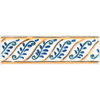 STG/A462/5232 Плитка Бордюр Капри майолика 20х6.3
