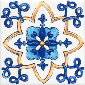 STG/A486/1146H Плитка Вставка Капри майолика 9,8х9,8