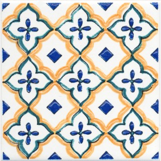 STG/A491/1146H Плитка Вставка Капри майолика 9,8х9,8