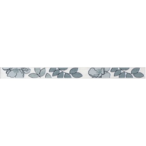 Ступени STG/B235/15016 Плитка Ньюпорт Цветы зеленый 40*3