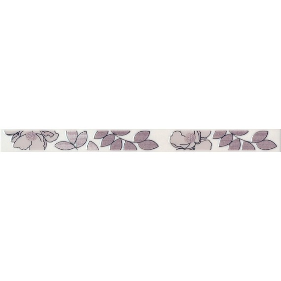 Ступени STG/C235/15010 Плитка Ньюпорт Цветы фиолетовый 40*3