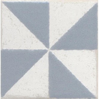 STG/C407/1270H Плитка Амальфи орнамент серый 9.8x9.8