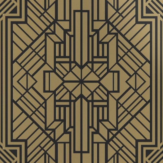 Керамогранит S LABIRINTO 22-20 LABIRINTO OTTONE SU NERO MATT 60X60 