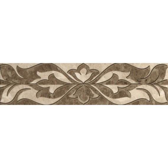 Керамическая плитка Saloni brown border 01 7.5*30