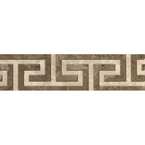 Керамическая плитка Saloni brown border 02 7.5*30