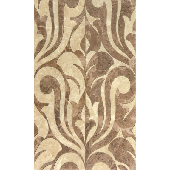 Керамическая плитка Saloni brown decor 01 30*50