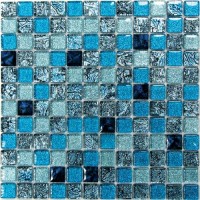 Satin Blue (стекло) 23*23 300*300