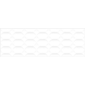 Satin White Hexa 30x90