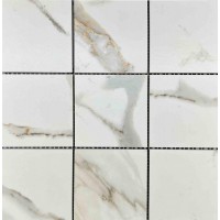 Satvario Gold Satin Mosaic 9.5x9.5 300x300