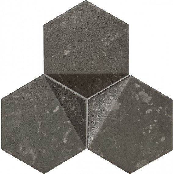 Мозаика Scoria black 19.2x16.5