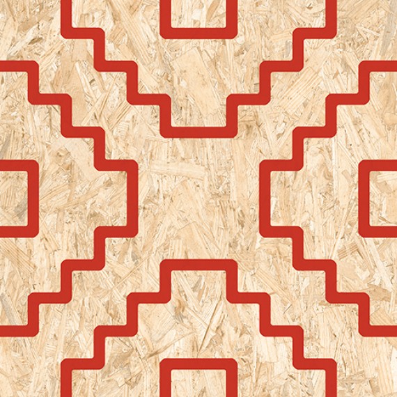 Керамогранит Seriaki-R Natural Rojo 59.3x59.3