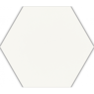 Shiny Lines Bianco Heksagon Gres Mat 19.8x17.1