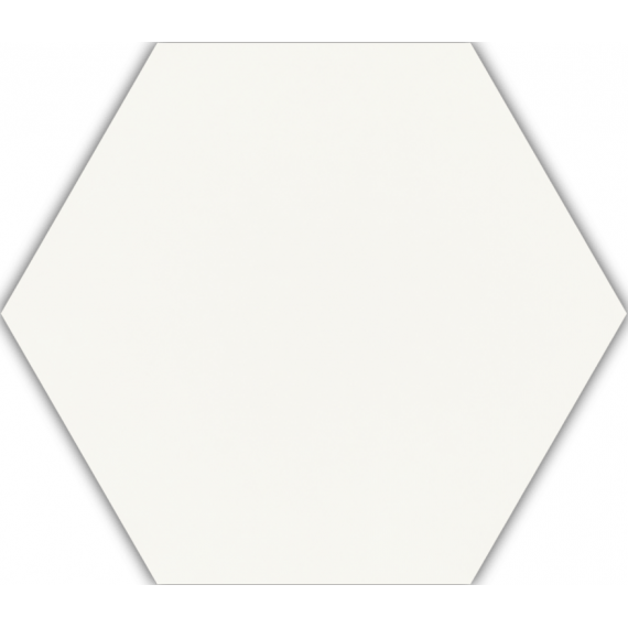 Керамогранит Shiny Lines Bianco Heksagon Gres Mat 19.8x17.1