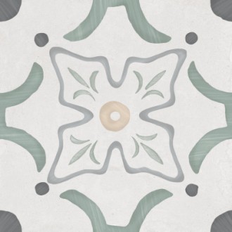 Sirocco Green Flower 22,3x22,3