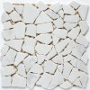 JMST040 Мозаика Split White Matt 30.5X30.5