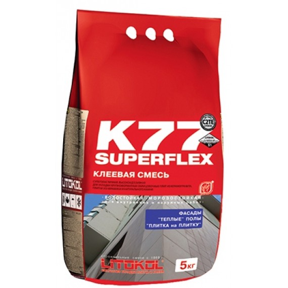 Клей-затирка Superflex K77 5 кг